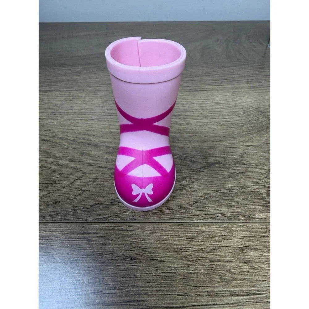 American Girl WellieWishers Emerson Ballet Shoe Pink Bow Replacement Left Only